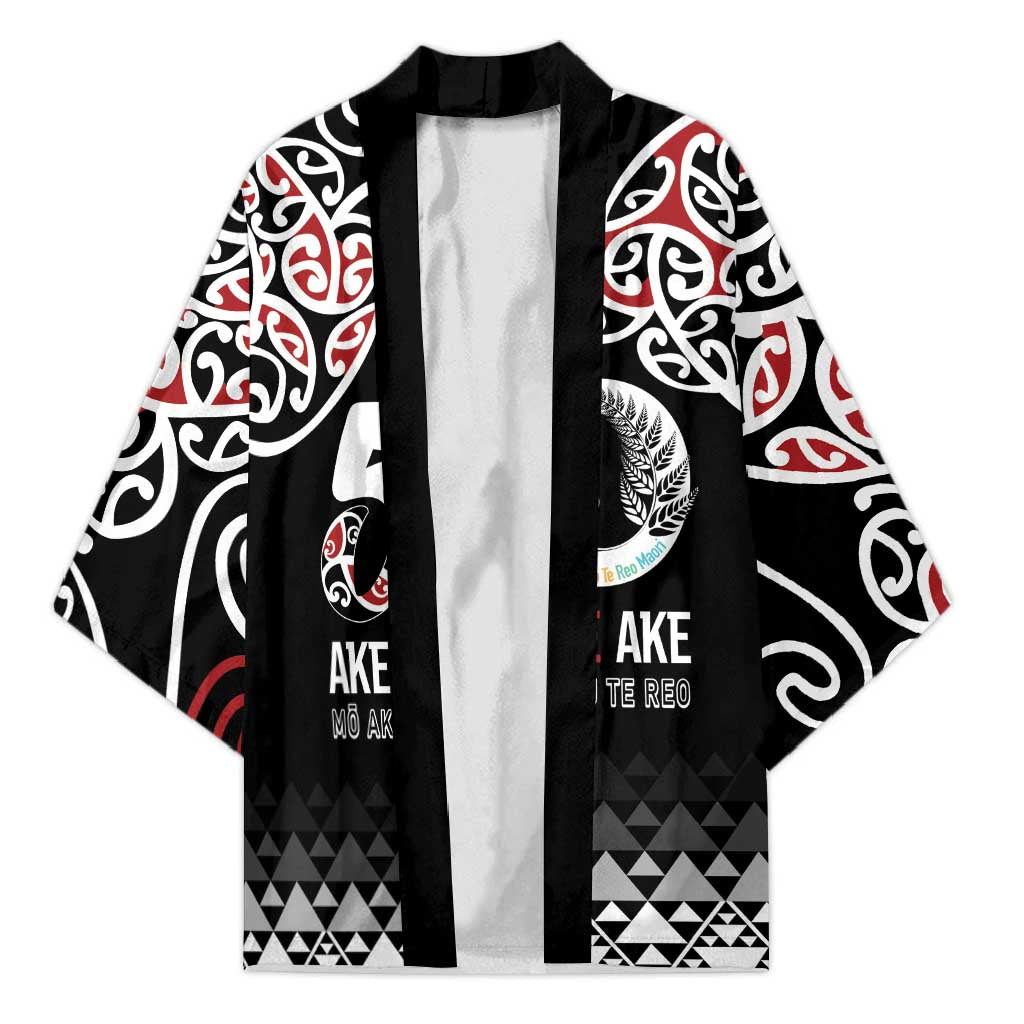 Kia Kaha Te Reo Maori Kimono 50 Years Mo Ake Tonu Te Reo - Polynesian Pride