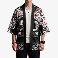 Kia Kaha Te Reo Maori Kimono 50 Years Mo Ake Tonu Te Reo - Polynesian Pride