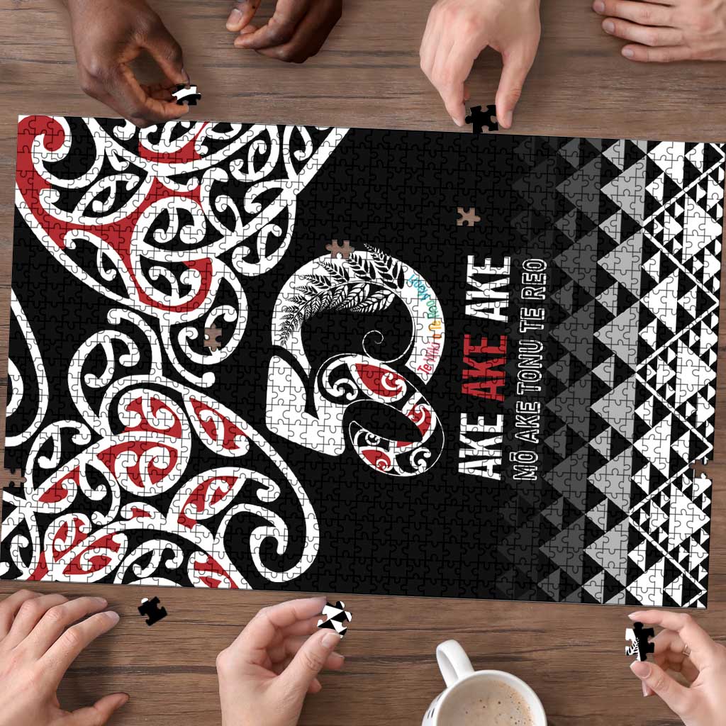 Kia Kaha Te Reo Maori Puzzle 50 Years Mo Ake Tonu Te Reo - Polynesian Pride