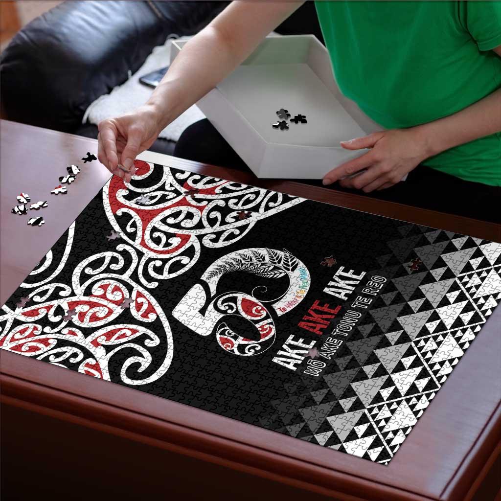 Kia Kaha Te Reo Maori Puzzle 50 Years Mo Ake Tonu Te Reo - Polynesian Pride