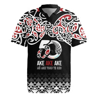 Kia Kaha Te Reo Maori Rugby Jersey 50 Years Mo Ake Tonu Te Reo - Polynesian Pride