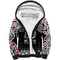 Kia Kaha Te Reo Maori Sherpa Hoodie 50 Years Mo Ake Tonu Te Reo - Polynesian Pride