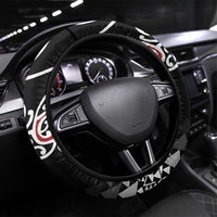 Kia Kaha Te Reo Maori Steering Wheel Cover 50 Years Mo Ake Tonu Te Reo - Polynesian Pride