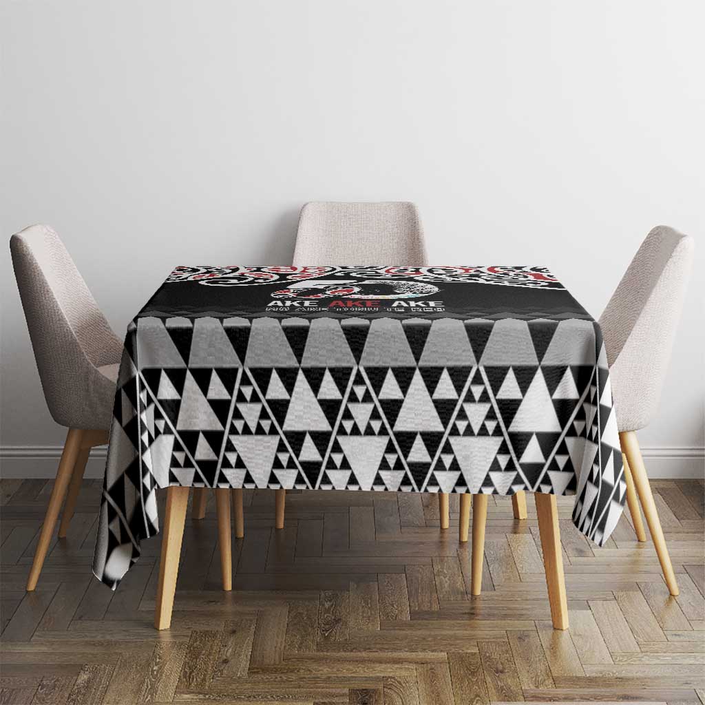 Kia Kaha Te Reo Maori Tablecloth 50 Years Mo Ake Tonu Te Reo - Polynesian Pride