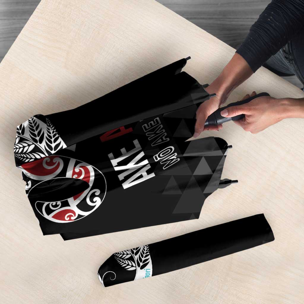 Kia Kaha Te Reo Maori Umbrella 50 Years Mo Ake Tonu Te Reo - Polynesian Pride