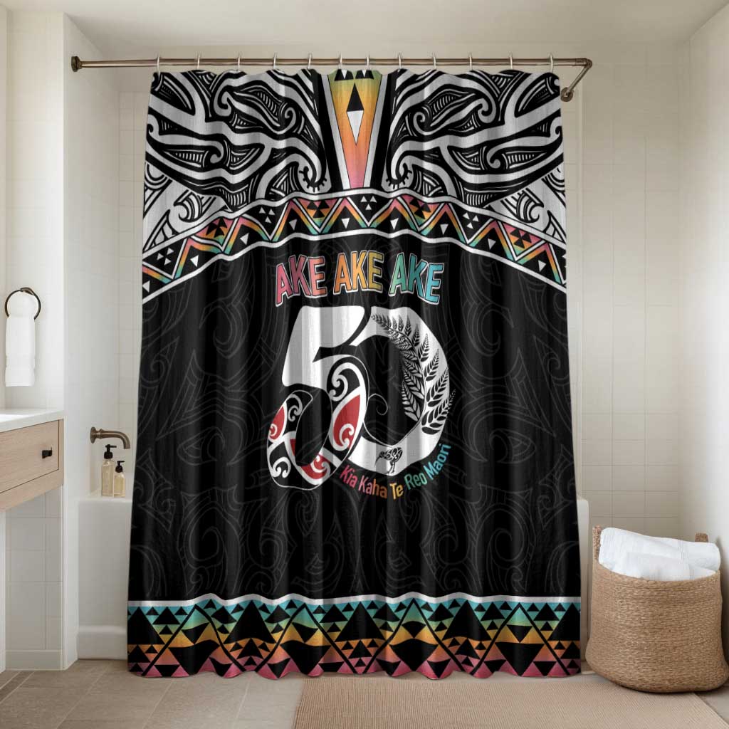 50 Years Kia Kaha Te Reo Maori Bathroom Set Ake Ake Ake! - Polynesian Pride