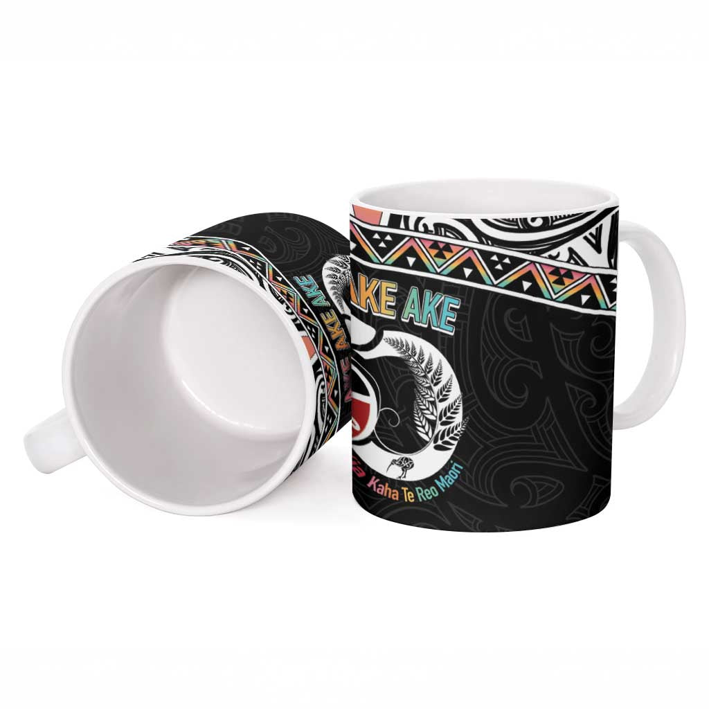 50 Years Kia Kaha Te Reo Maori Ceramic Mug Ake Ake Ake! - Polynesian Pride