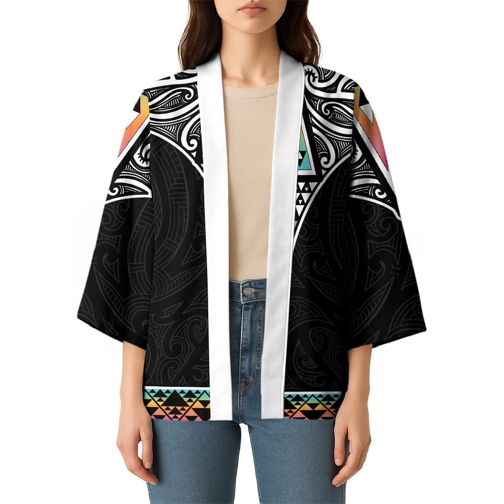 50 Years Kia Kaha Te Reo Maori Kimono Ake Ake Ake! - Polynesian Pride