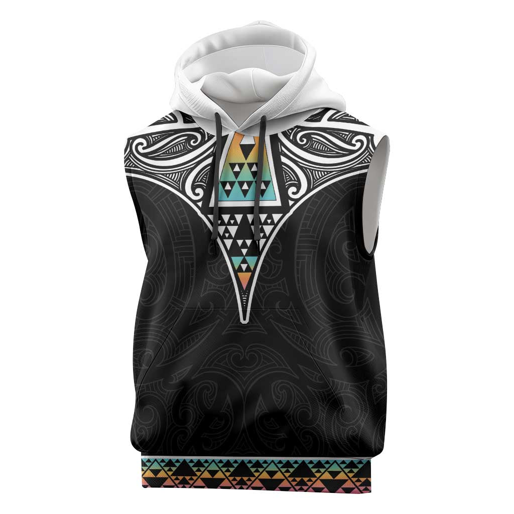 50 Years Kia Kaha Te Reo Maori Sleeveless Hoodie Ake Ake Ake! - Polynesian Pride