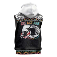 50 Years Kia Kaha Te Reo Maori Sleeveless Zip Hoodie Ake Ake Ake! - Polynesian Pride