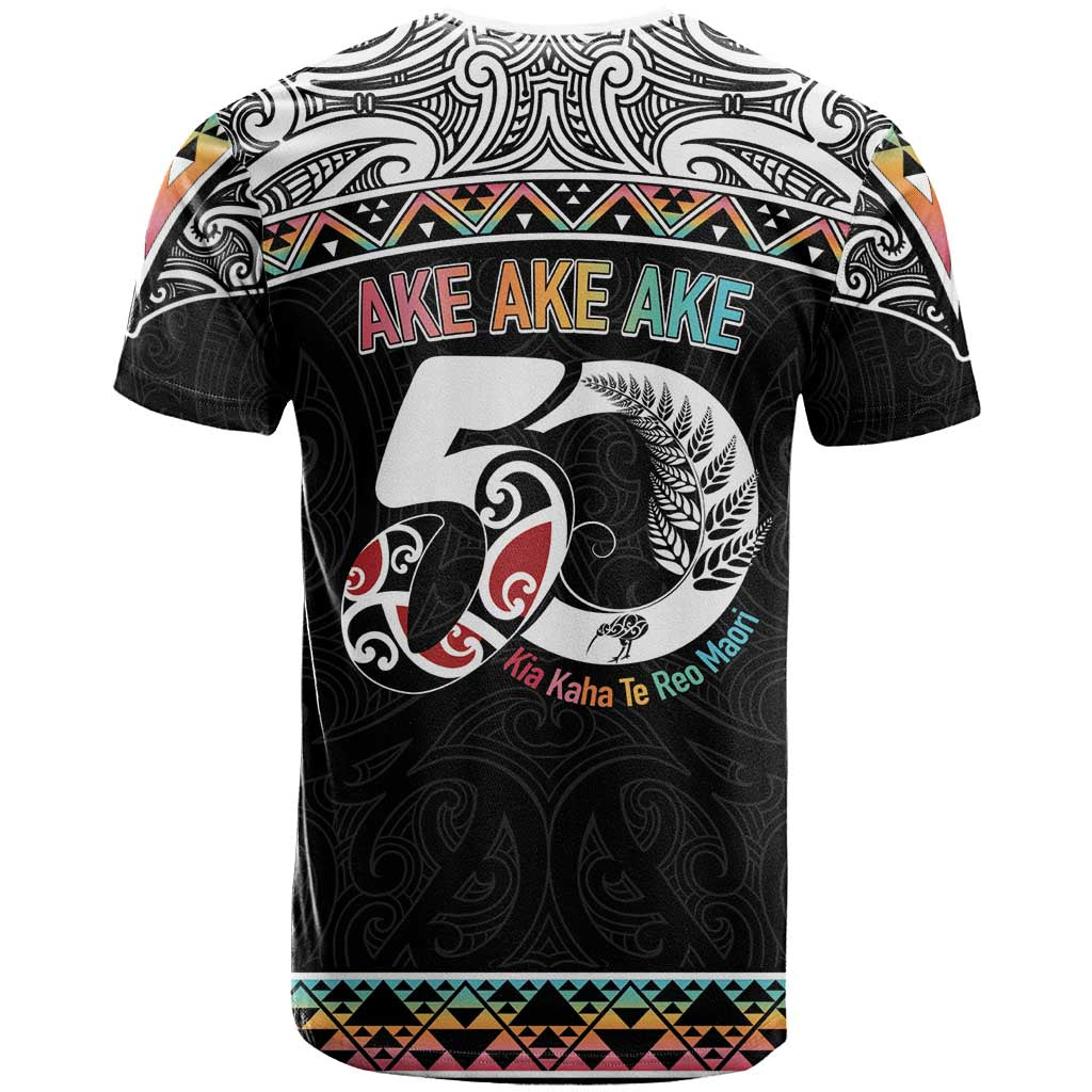 50 Years Kia Kaha Te Reo Maori T Shirt Ake Ake Ake! - Polynesian Pride