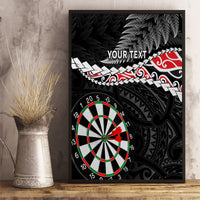 Personalised New Zealand Darts Canvas Wall Art Maori Manaia LT7 - Polynesian Pride