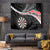 Personalised New Zealand Darts Tapestry Maori Manaia LT7 Black - Polynesian Pride