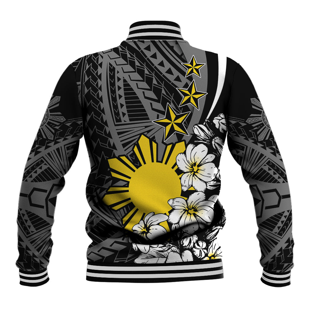 Philippines Sampaguita Personalised Baseball Jacket Women's Day LT7 - Polynesian Pride
