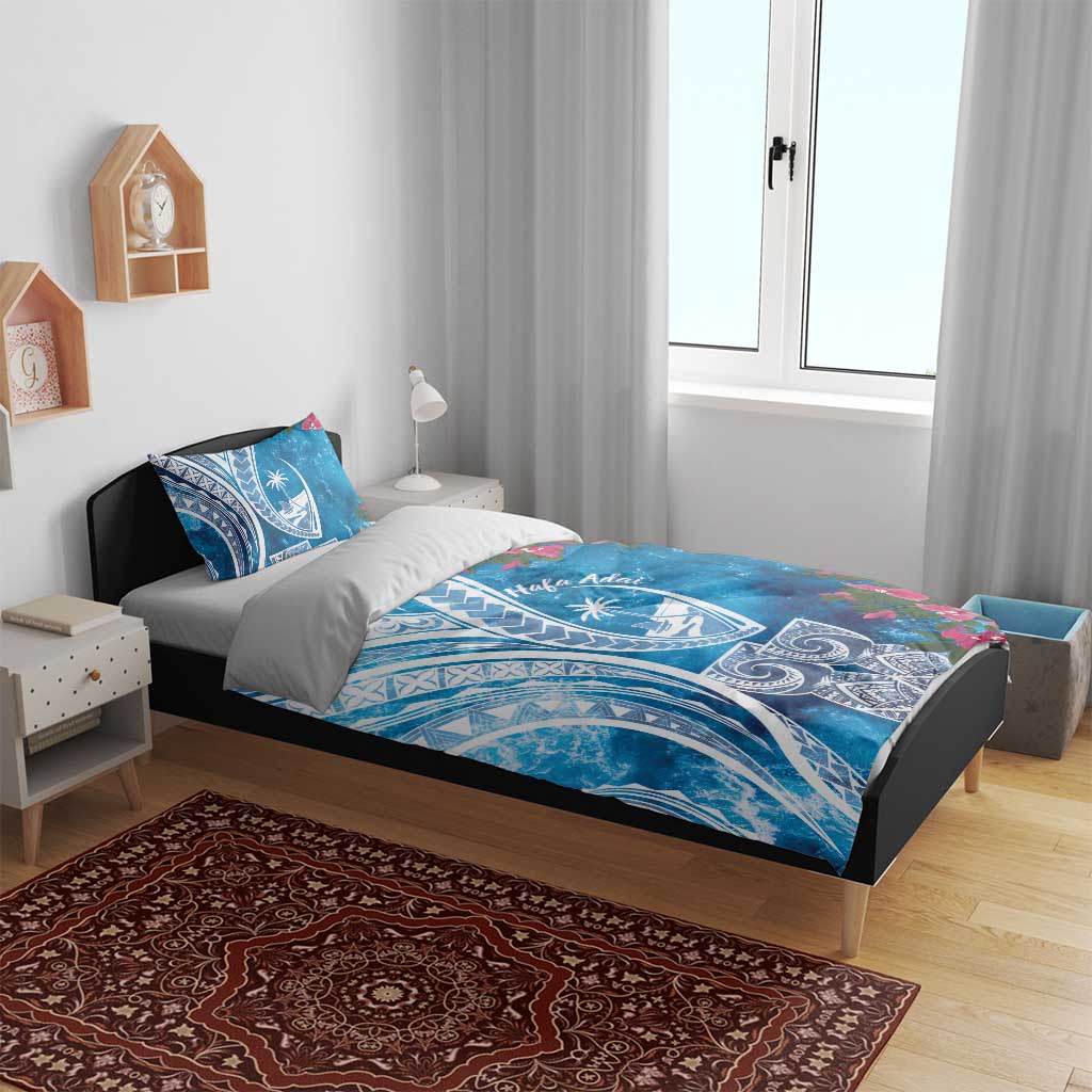 Hafa Adai Guam Bedding Set Crystal Waves