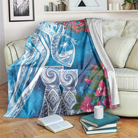 Hafa Adai Guam Blanket Crystal Waves