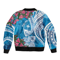 Hafa Adai Guam Bomber Jacket Crystal Waves