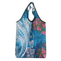 Hafa Adai Guam Grocery Bag Crystal Waves