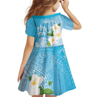 Personalized Guam Chamorro Family Matching Off Shoulder Short Dress and Hawaiian Shirt Turtles and Guasali Flowers