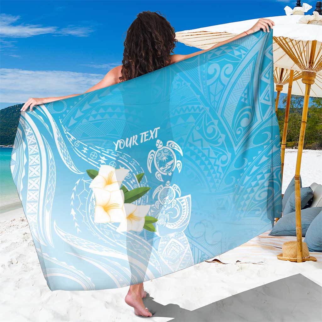 Personalized Guam Chamorro Sarong Turtles and Guasali Flowers