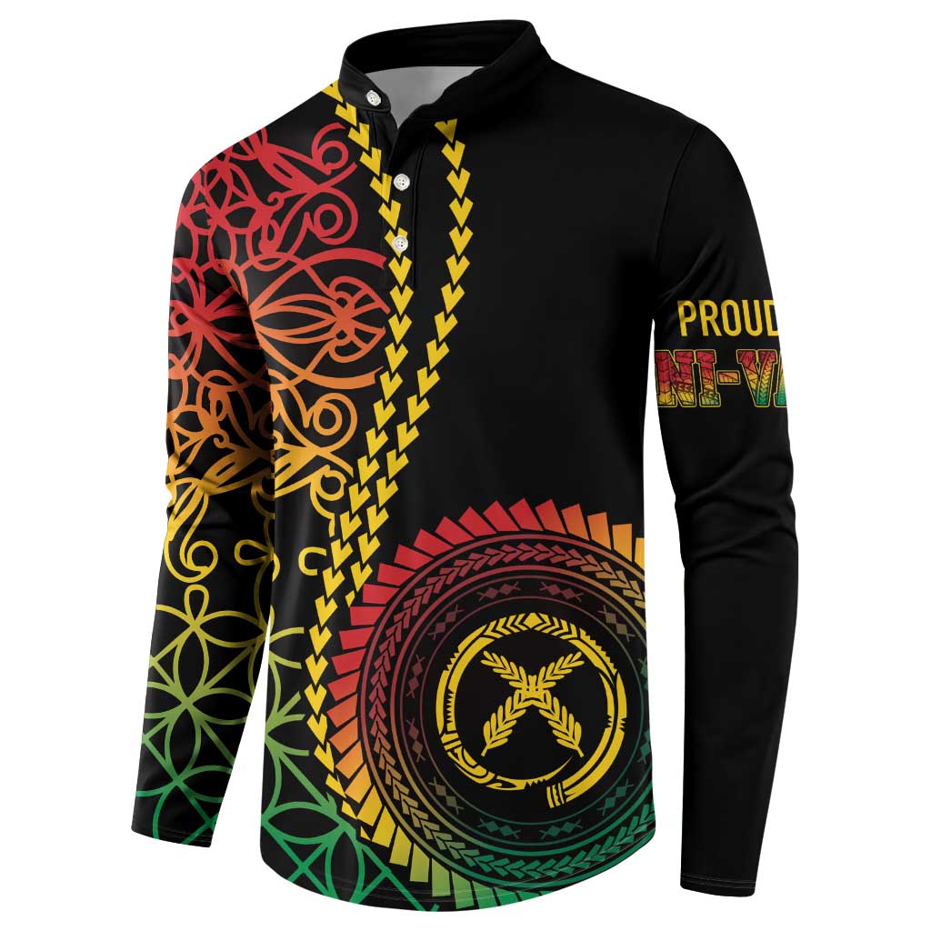 Proudly Ni-Van Sandroing Inspired Classic Style Button Sweatshirt