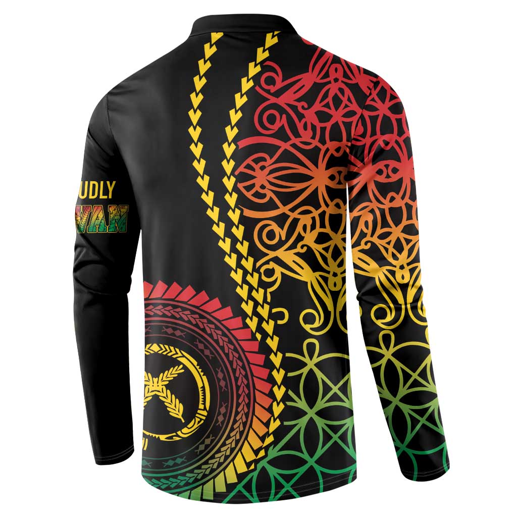 Proudly Ni-Van Sandroing Inspired Classic Style Button Sweatshirt
