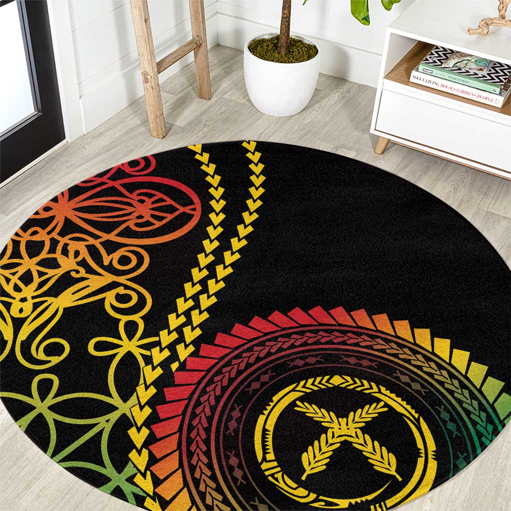 Proudly Ni-Van Sandroing Inspired Classic Style Round Carpet