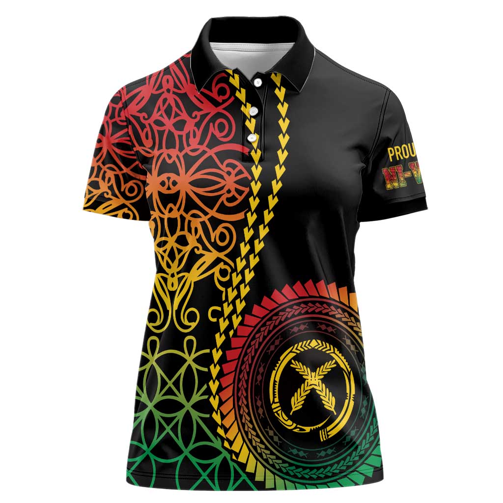 Proudly Ni-Van Sandroing Inspired Classic Style Women Polo Shirt