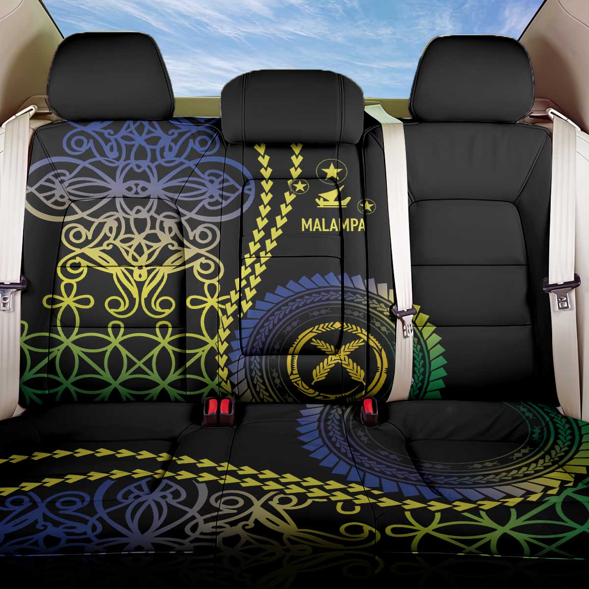 Proudly Ni-Van Sandroing Inspired Back Car Seat Cover Malampa Classic Style