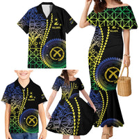 Proudly Ni-Van Sandroing Inspired Family Matching Mermaid Dress and Hawaiian Shirt Malampa Classic Style
