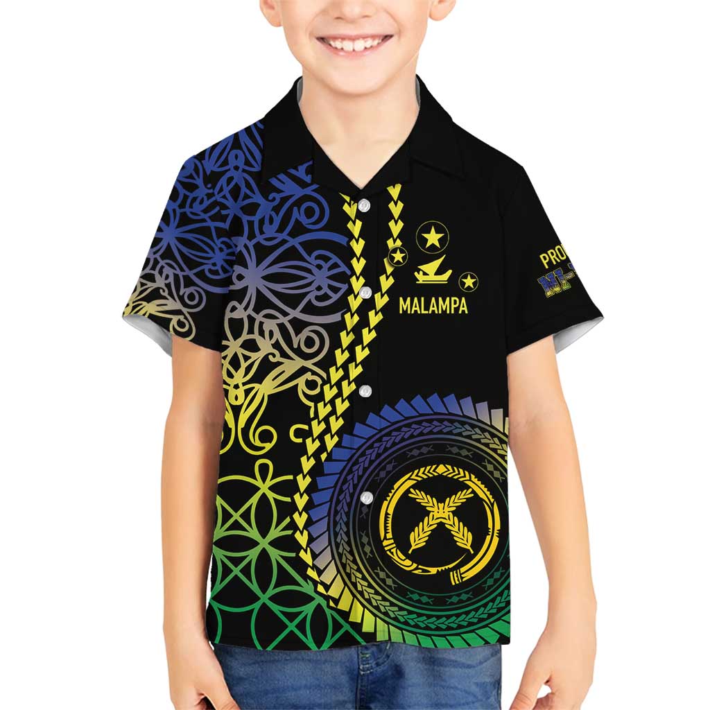 Proudly Ni-Van Sandroing Inspired Family Matching Off Shoulder Short Dress and Hawaiian Shirt Malampa Classic Style