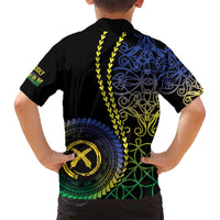 Proudly Ni-Van Sandroing Inspired Family Matching Puletasi and Hawaiian Shirt Malampa Classic Style