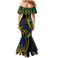 Proudly Ni-Van Sandroing Inspired Mermaid Dress Malampa Classic Style LT7 - Polynesian Pride