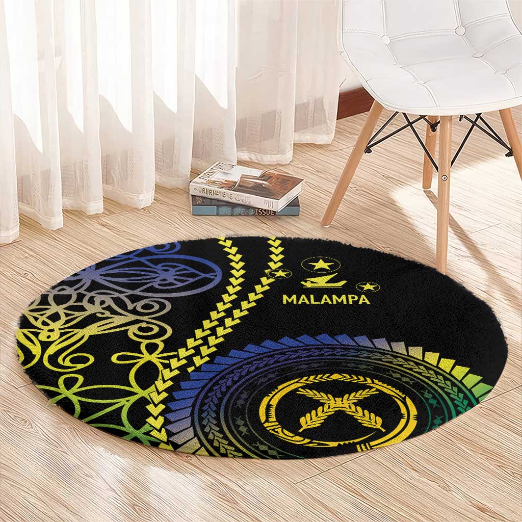 Proudly Ni-Van Sandroing Inspired Round Carpet Malampa Classic Style