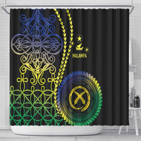 Proudly Ni-Van Sandroing Inspired Shower Curtain Malampa Classic Style