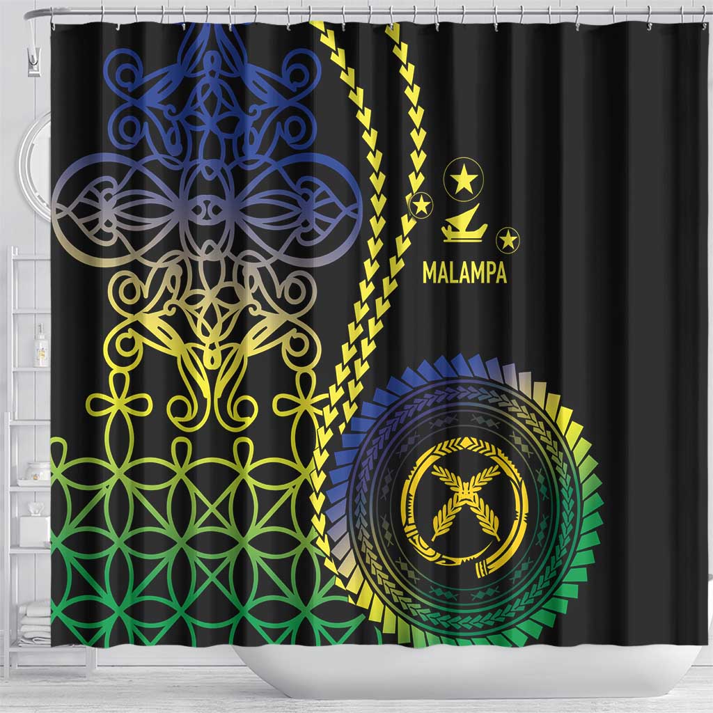 Proudly Ni-Van Sandroing Inspired Shower Curtain Malampa Classic Style