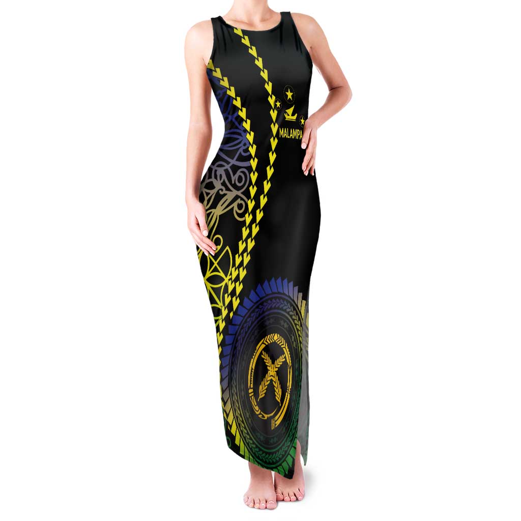 Proudly Ni-Van Sandroing Inspired Tank Maxi Dress Malampa Classic Style