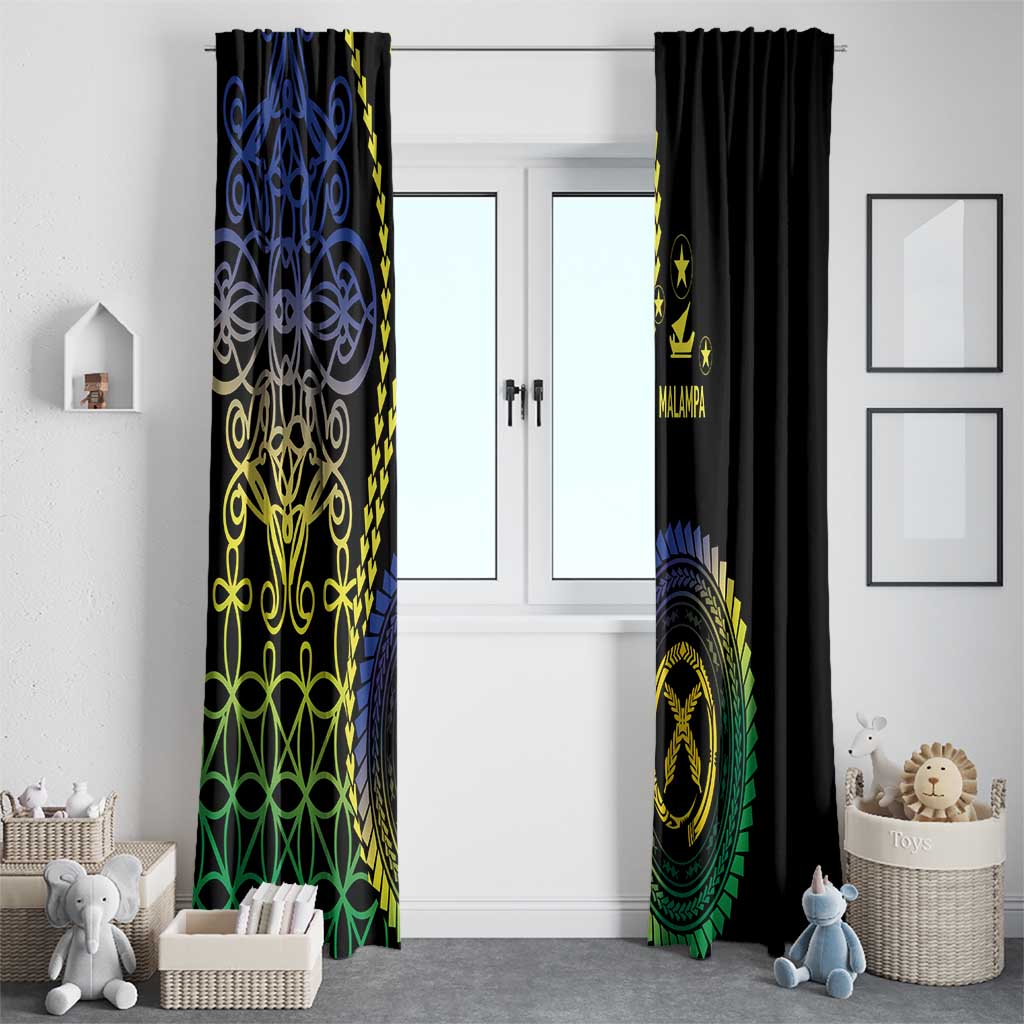 Proudly Ni-Van Sandroing Inspired Window Curtain Malampa Classic Style