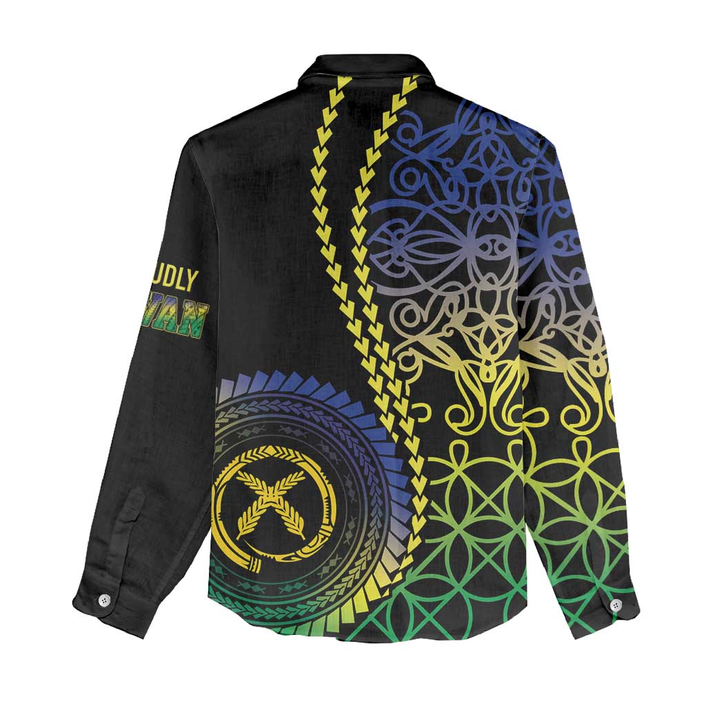 Proudly Ni-Van Sandroing Inspired Women Casual Shirt Malampa Classic Style