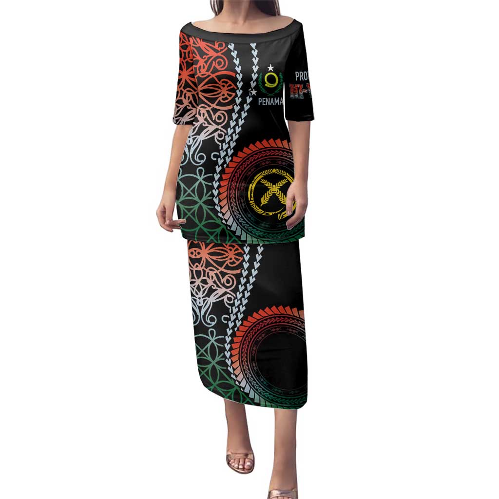 Proudly Ni-Van Sandroing Inspired Family Matching Puletasi and Hawaiian Shirt Penama Classic Style