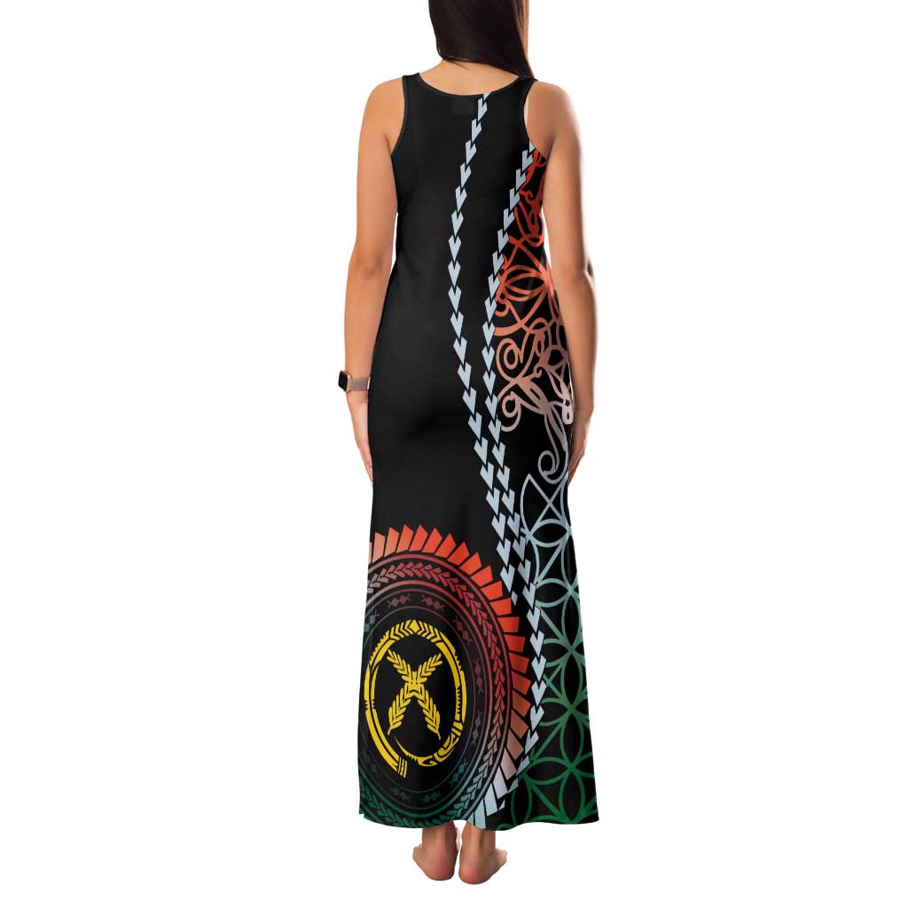 Proudly Ni-Van Sandroing Inspired Family Matching Tank Maxi Dress and Hawaiian Shirt Penama Classic Style