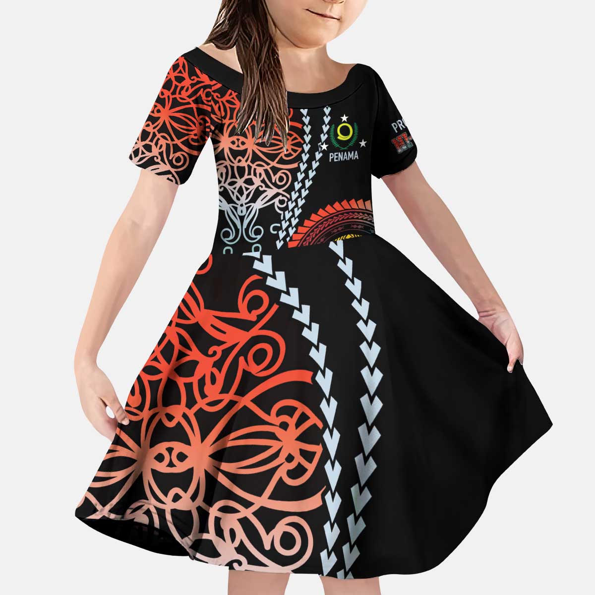 Proudly Ni-Van Sandroing Inspired Kid Short Sleeve Dress Penama Classic Style