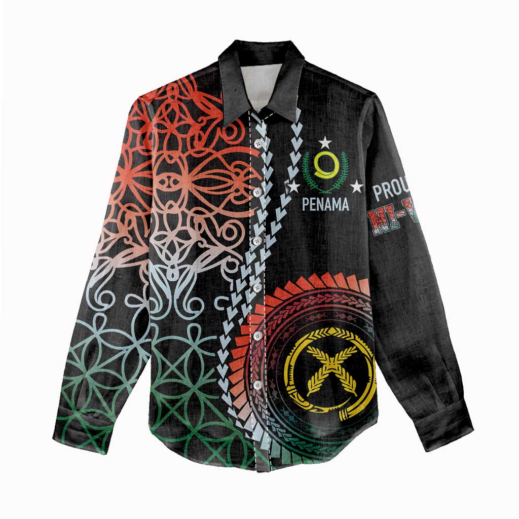 Proudly Ni-Van Sandroing Inspired Women Casual Shirt Penama Classic Style