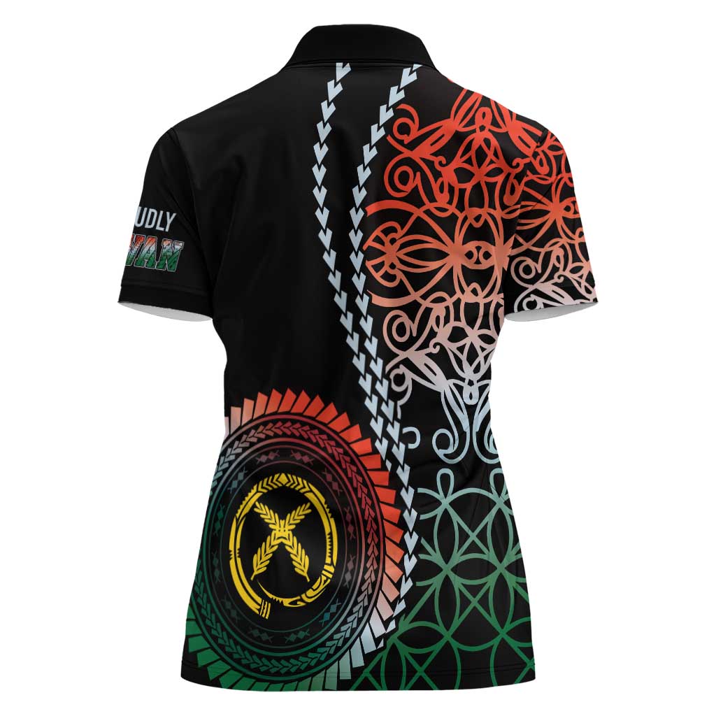 Proudly Ni-Van Sandroing Inspired Women Polo Shirt Penama Classic Style