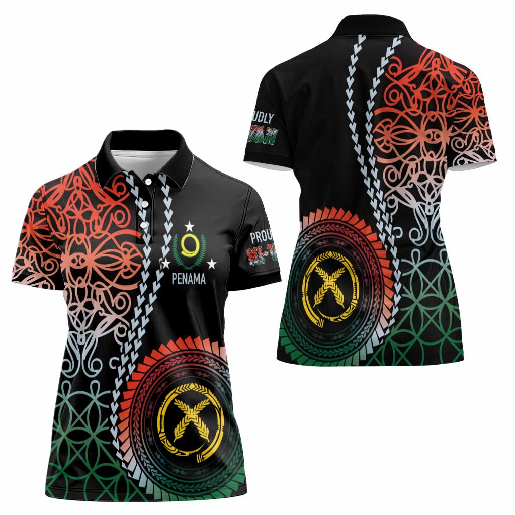 Proudly Ni-Van Sandroing Inspired Women Polo Shirt Penama Classic Style