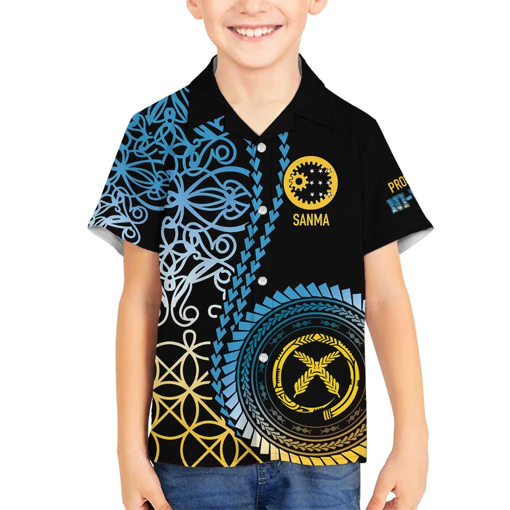 Proudly Ni-Van Sandroing Inspired Family Matching Long Sleeve Bodycon Dress and Hawaiian Shirt Sanma Classic Style