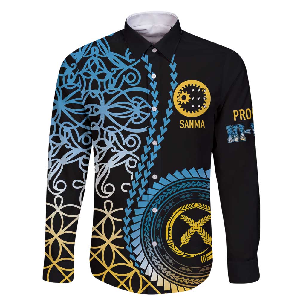 Proudly Ni-Van Sandroing Inspired Family Matching Puletasi and Hawaiian Shirt Sanma Classic Style