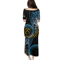 Proudly Ni-Van Sandroing Inspired Family Matching Puletasi and Hawaiian Shirt Sanma Classic Style