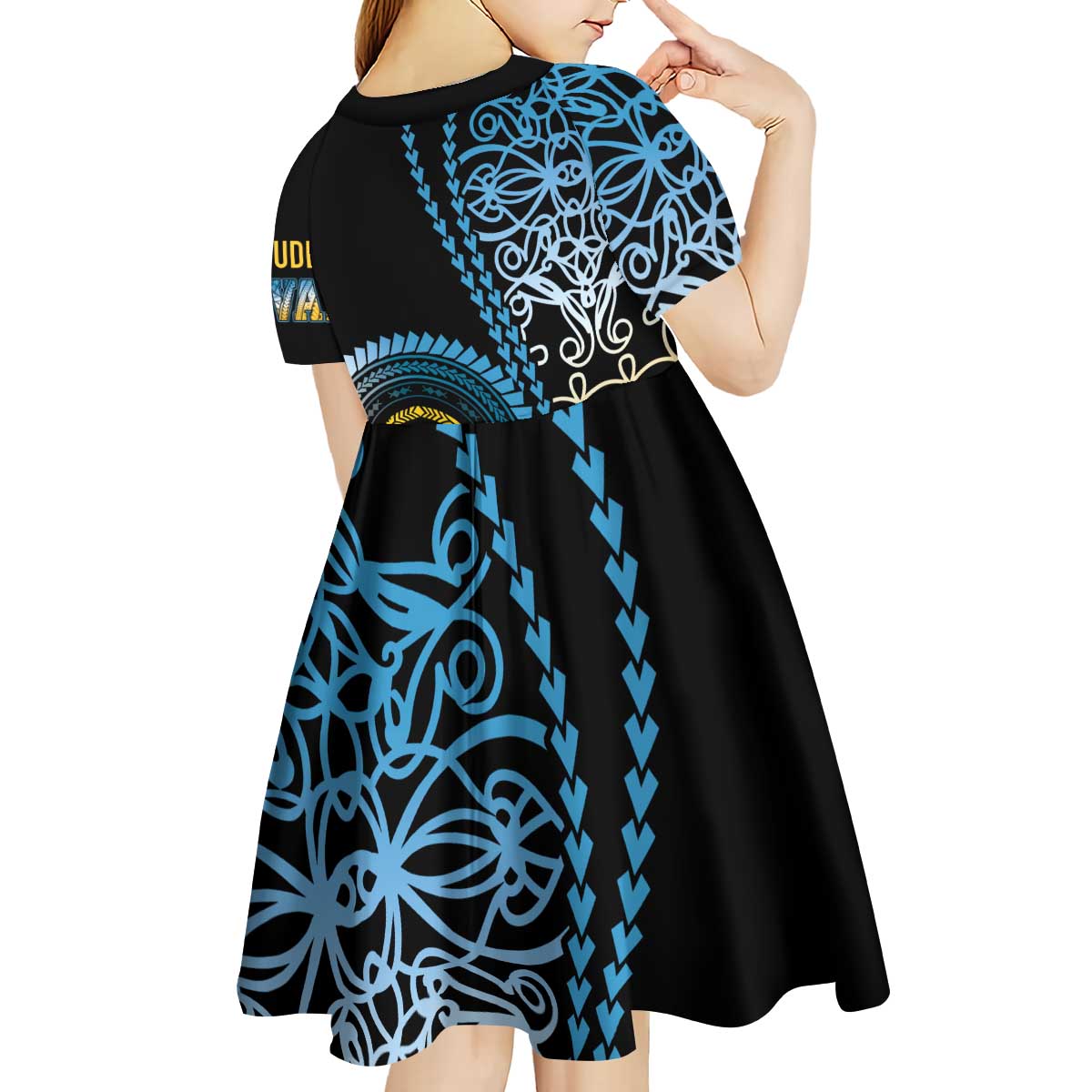 Proudly Ni-Van Sandroing Inspired Kid Short Sleeve Dress Sanma Classic Style