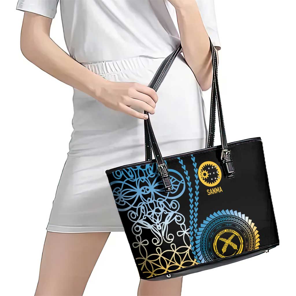 Proudly Ni-Van Sandroing Inspired Leather Tote Bag Sanma Classic Style